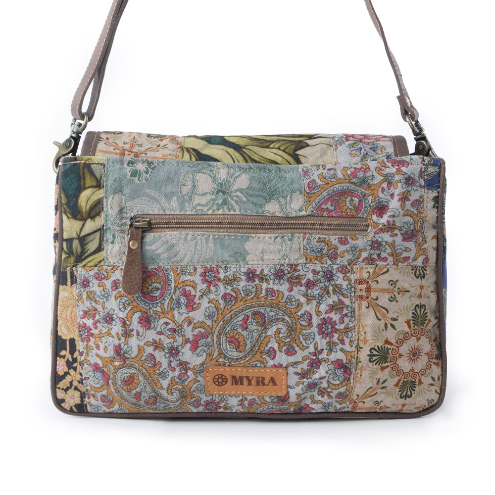 Myra Wildflower Trace Messenger Bag in Sunrise Patch Myra USA