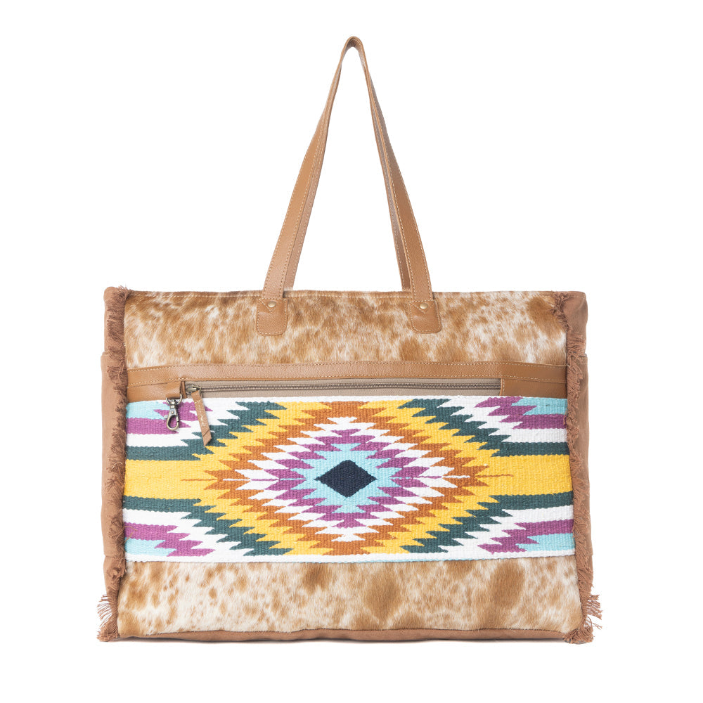 Myra Plains Diamond Weekender Bag in Serape Sable Myra USA