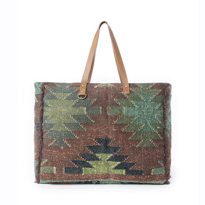 Myra Canyon Range Weekender Bag in Olive Green Myra USA