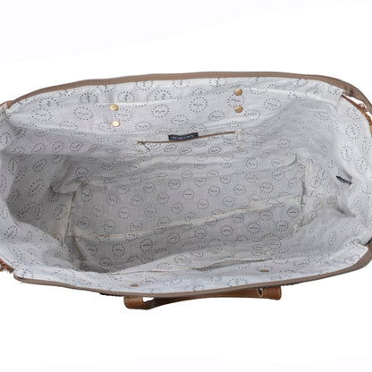 Myra Prairie Crest Weekender Bag in Mustard Yellow Myra USA