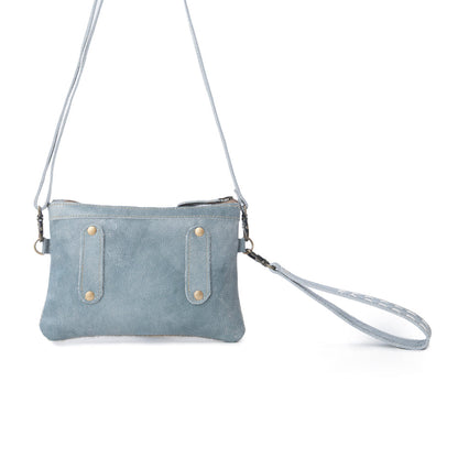 Myra Dust Creek Leather Belt Bag in Sage Mist Myra USA