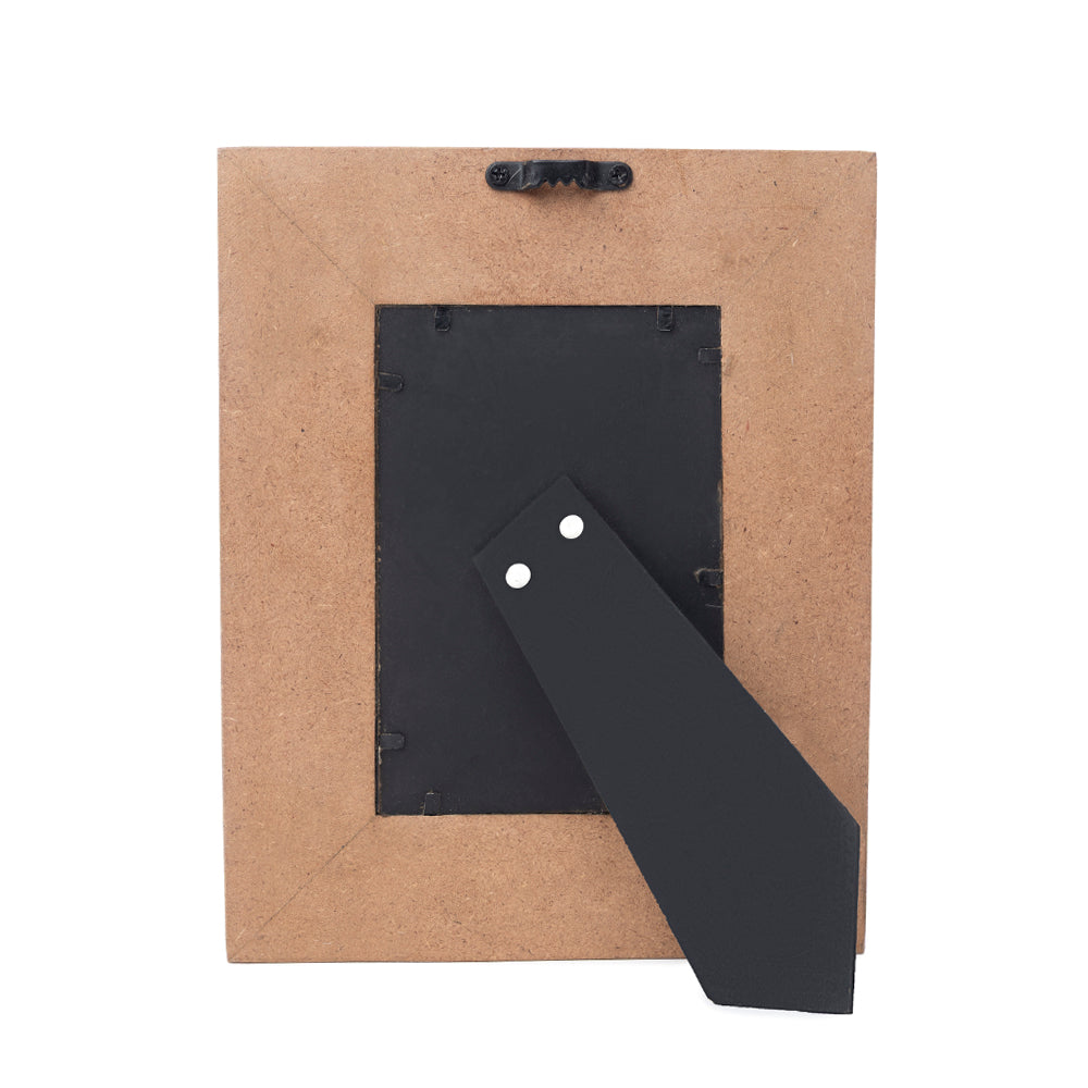 Myra Bordertown Handtooled Leather Photo Frame in brown, premium western home décor Myra USA