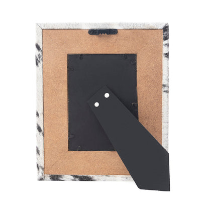 Myra Sequoia Whisper Handtooled Leather Photo Frame in Espresso Cream Myra USA