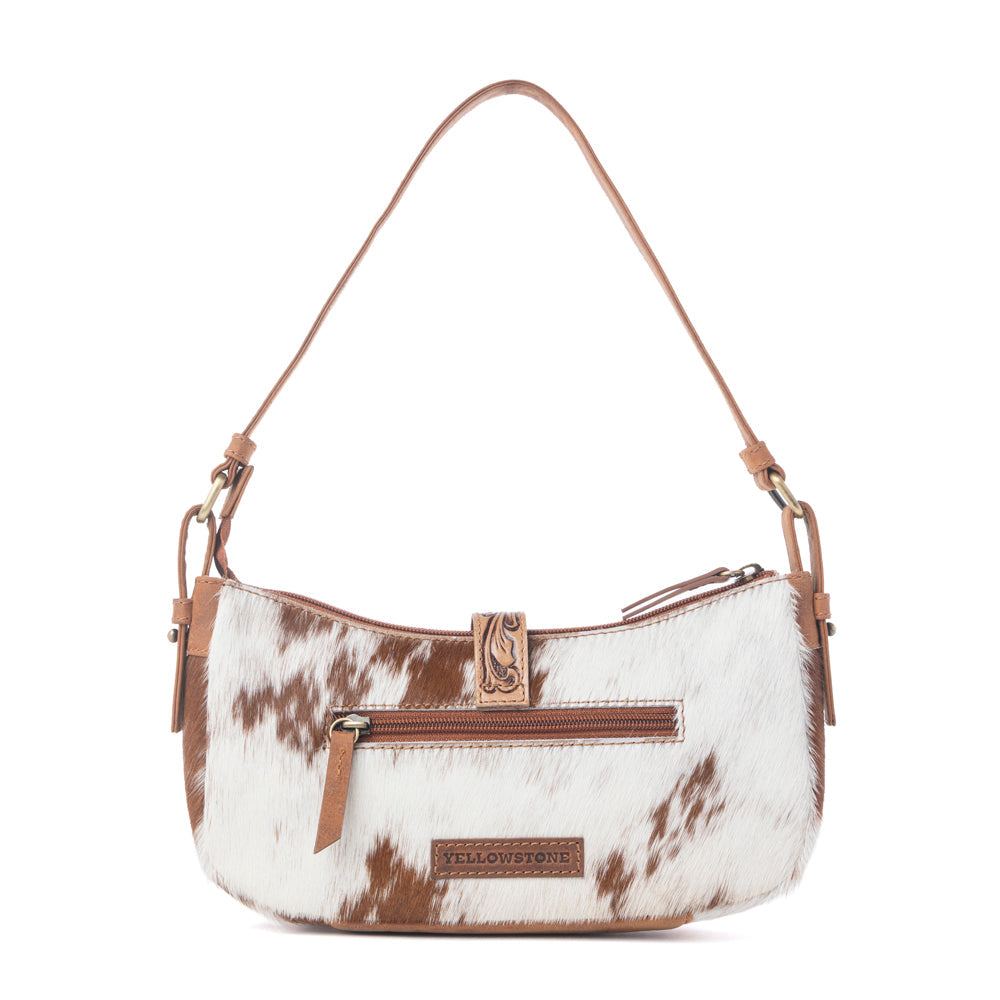 Myra Yellowstone Timberline Handtooled Bag in Walnut Brown Myra USA