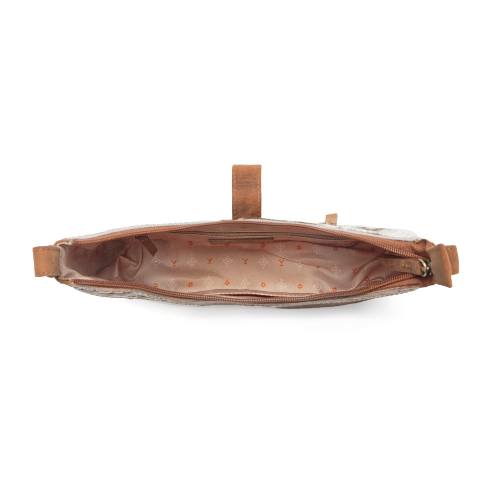 Myra Yellowstone Timberline Handtooled Bag in Walnut Brown Myra USA