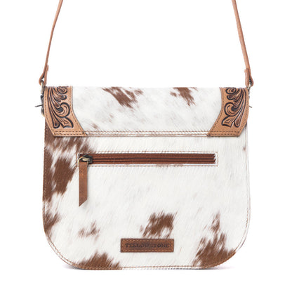 Myra Yellowstone Frontier Ridge Handtooled Bag in Oat Mocha Myra USA