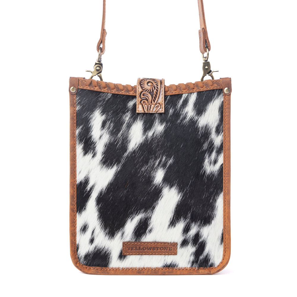 Myra Yellowstone Snowfield Handtooled Bag in Cream Auburn Myra USA