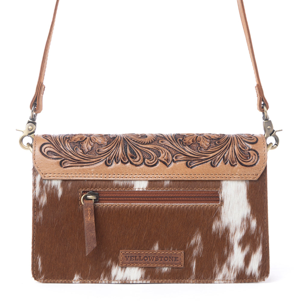 Myra Yellowstone Russet Valley Handtooled Bag in Warm Chestnut Myra USA