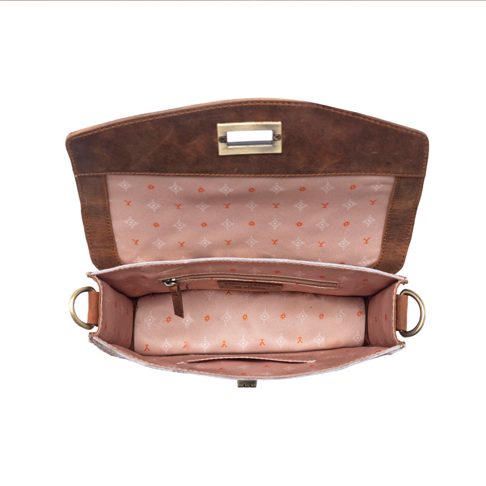 Myra Yellowstone Russet Valley Handtooled Bag in Warm Chestnut Myra USA
