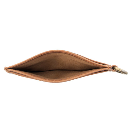 Myra Cowtown Card Holder for Women in brown with hair-on detail Myra USA