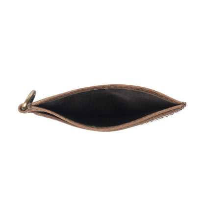 Myra Cowtown Card Holder for Women in black with hair-on detail Myra USA