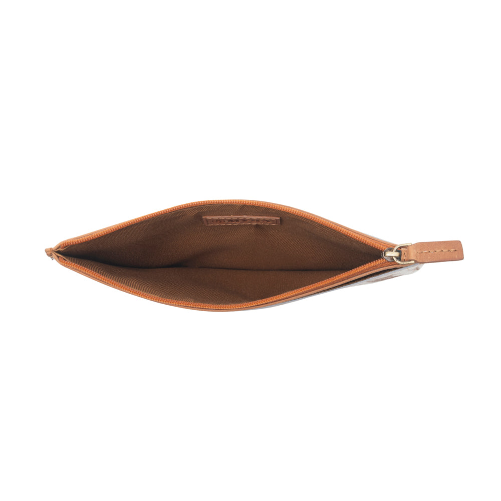 Myra Hayride Hairon Leather Pouch for Women in brown Myra USA