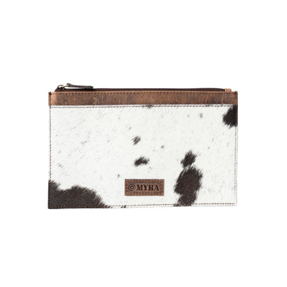 Myra Hayride Hairon Leather Pouch for Women in black Myra USA