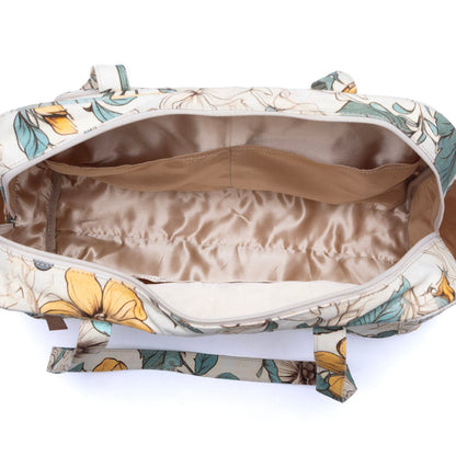 Myra Sunnyfield Cotton Diaper Bag in Ochre Fern Myra USA