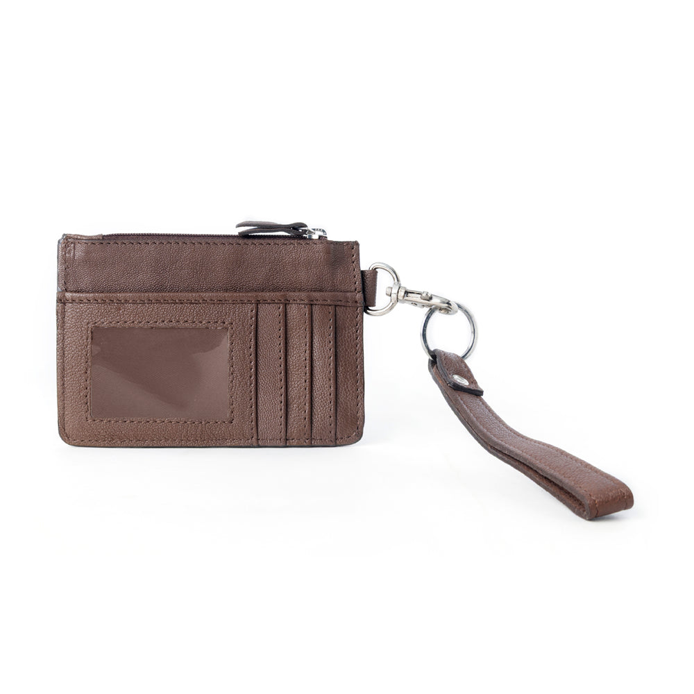 Myra Hand Hewn Western Card Holder for Women in Brown & Turquoise with handtooled detail Myra USA