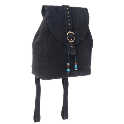 Myra Yellowstone Ironwood Studded Suede Leather Concealed Carry Bag in Shadow Black Myra USA