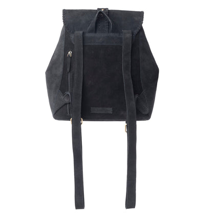 Myra Yellowstone Ironwood Studded Suede Leather Concealed Carry Bag in Shadow Black Myra USA