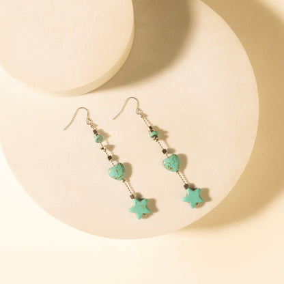 Myra Dust & Sky Charm Earrings in Desert Turquoise Myra USA