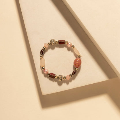 Myra Wild Soul Charm Bracelet in Desert Blush Myra USA
