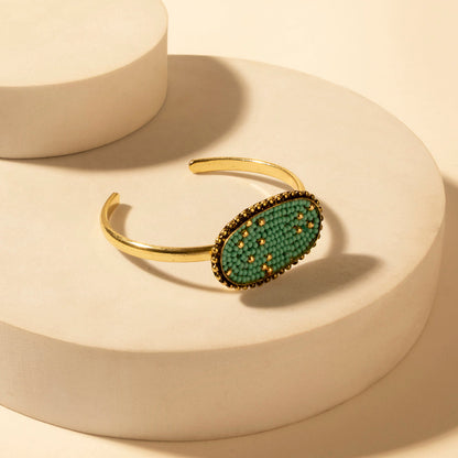 Myra Skycode Oval Cuff in Sonora Turquoise Myra USA
