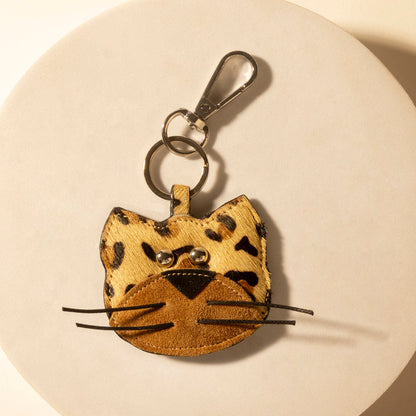 Myra Calico Ridge Cat Keychain in Desert Hide Mix Myra USA