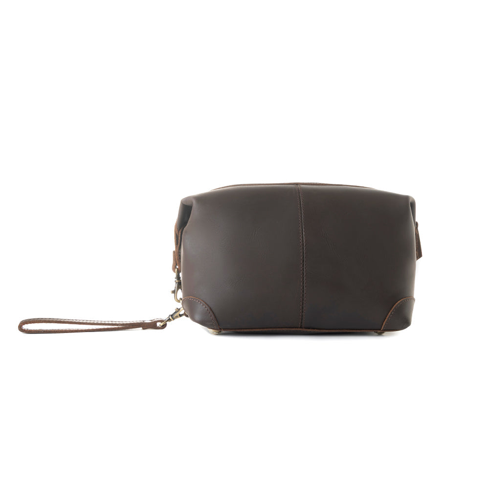 Myra Drifter Leather Shaving Kit for Men in dark brown Myra USA