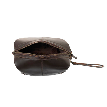 Myra Drifter Leather Shaving Kit for Men in dark brown Myra USA