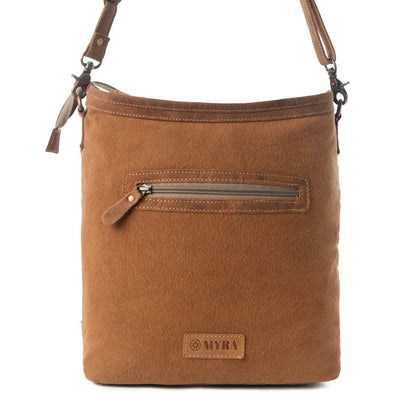 Myra Diamondback Trail Western Shoulder Bag for Women in Brown with Rug details Myra USA