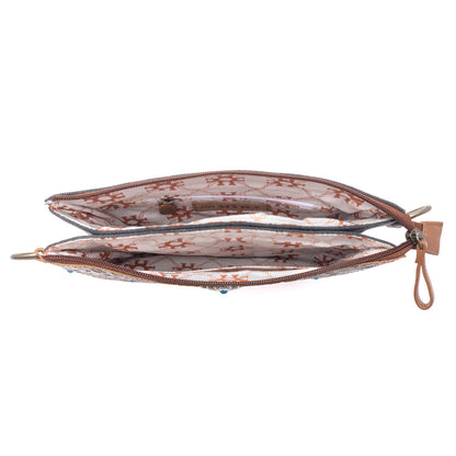 Myra Thunderpeak Concho Hairon Leather Bag in Fawn Sand Myra USA