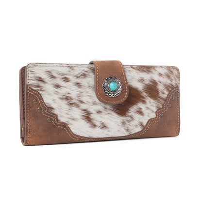 Myra Cedarbar Hairon Leather Women’s Wallet in Honey Drift Myra USA