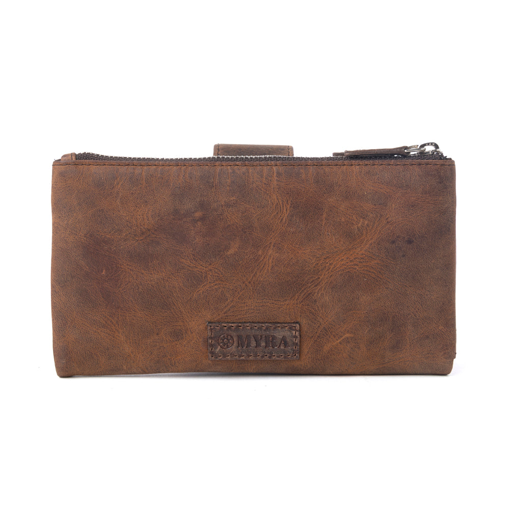 Myra Iron Hill Concho Leather Women’s Wallet in Ochre Veil Myra USA