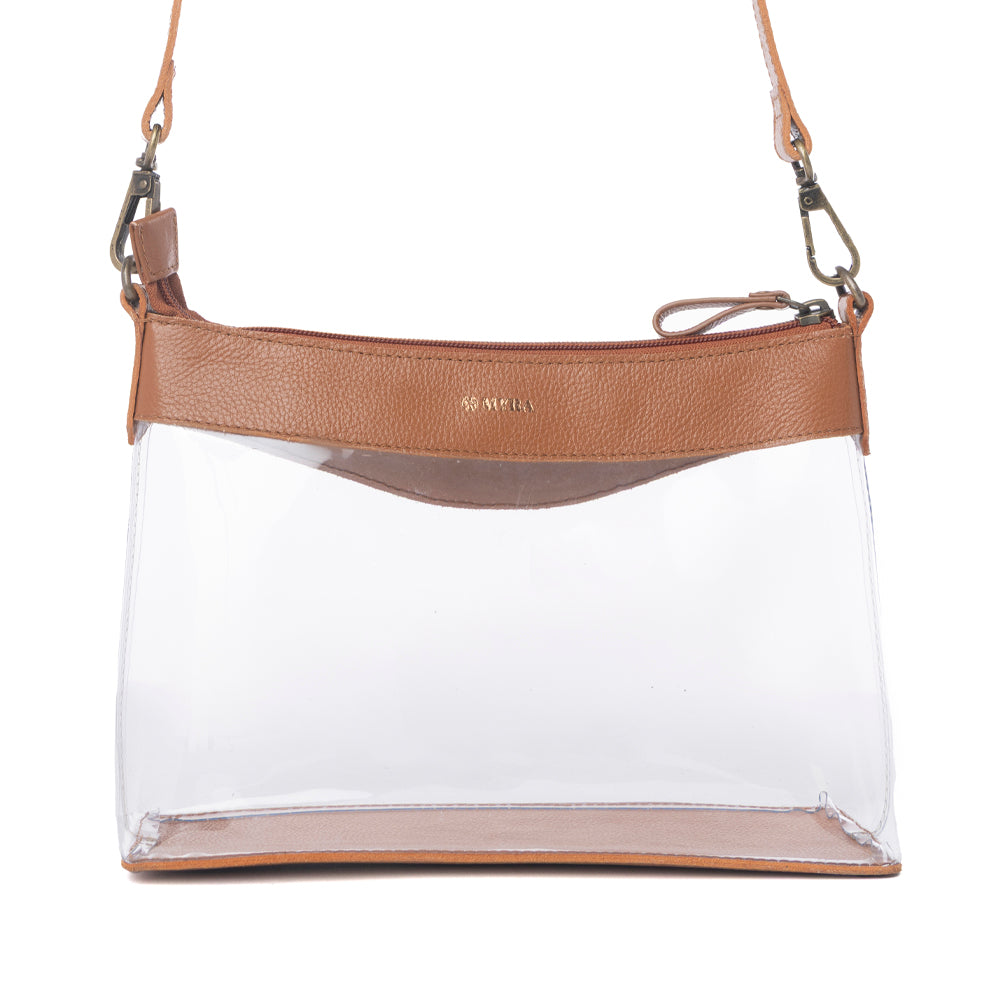 Myra Rodeo Frontier Clear Bag in Bridle Biscuit Myra USA