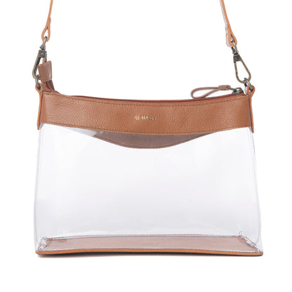 Myra Rodeo Frontier Clear Bag in Bridle Biscuit Myra USA