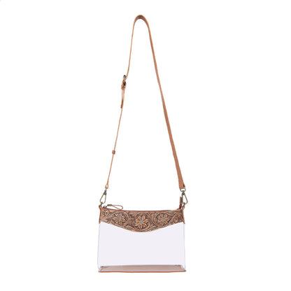 Myra Rodeo Frontier Clear Bag in Bridle Biscuit Myra USA