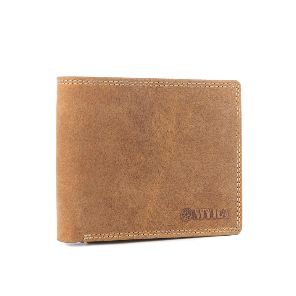 Myra Ridgetown Trail Men's Wallet In Camel Myra USA