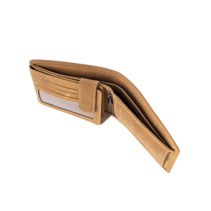 Myra Ridgetown Trail Men's Wallet In Camel Myra USA
