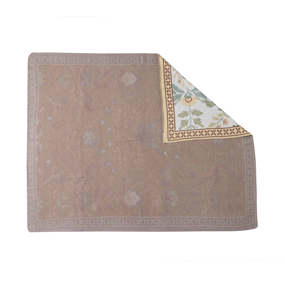 Myra Wildflower Haven Cotton Throw in Garden Ivory Myra USA