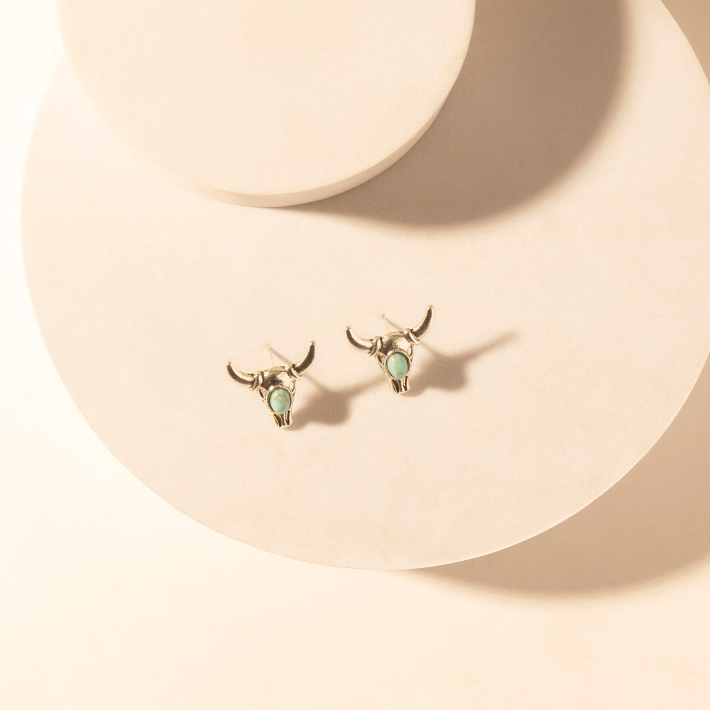 Myra Sonoran Stud Set in with turquoise detail in premium style Myra USA