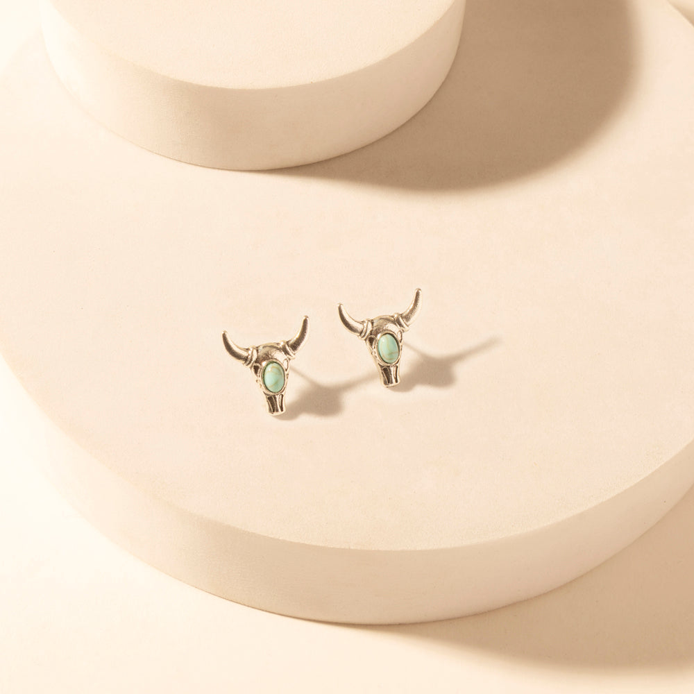 Myra Sonoran Stud Set in with turquoise detail in premium style Myra USA