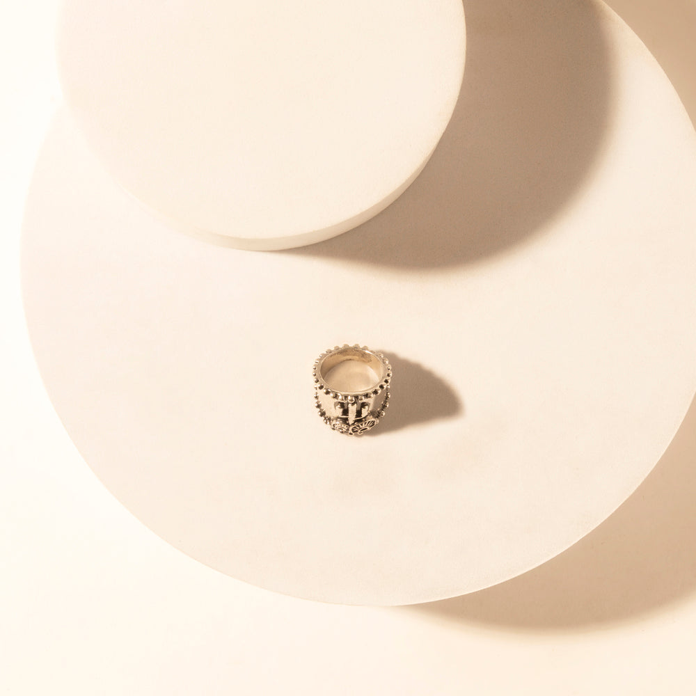 Myra Cactus Country adjustable Ring for Women with engraved cactus detail for everyday western wear Myra USA
