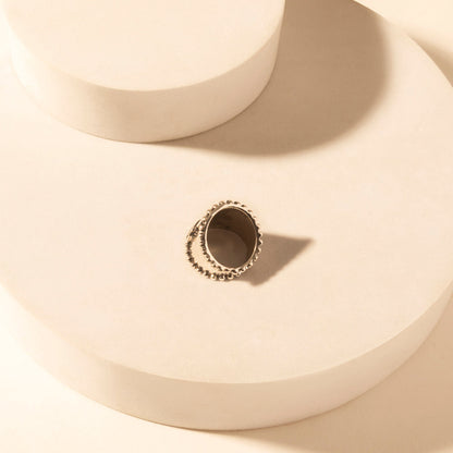 Myra Cactus Country adjustable Ring for Women with engraved cactus detail for everyday western wear Myra USA