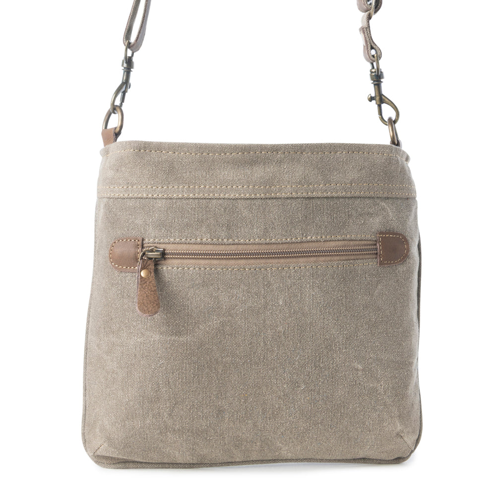 Myra Aztec Hide Western Crossbody Bag for Women in olive with hairon detail Myra USA