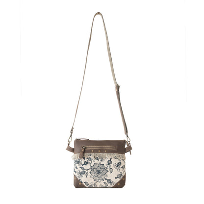 Myra Inkwild Vintage Crossbody Bag for Women in ivory with fringe detail Myra USA