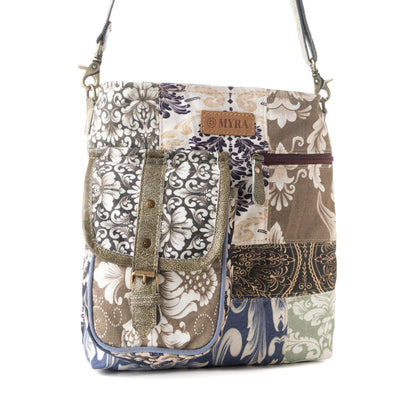 Myra Mossbloom upcycled canvas Bag for Women in olive Myra USA