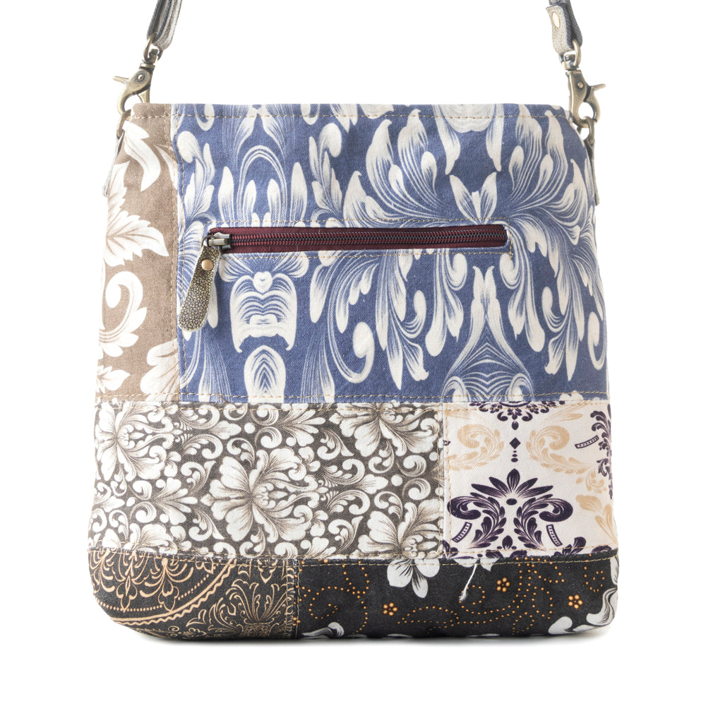 Myra Mossbloom upcycled canvas Bag for Women in olive Myra USA
