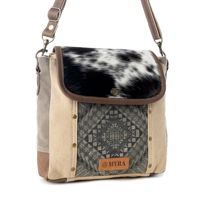 Myra Sandstone Pony Western Shoulder Bag for Women in Khaki Myra USA