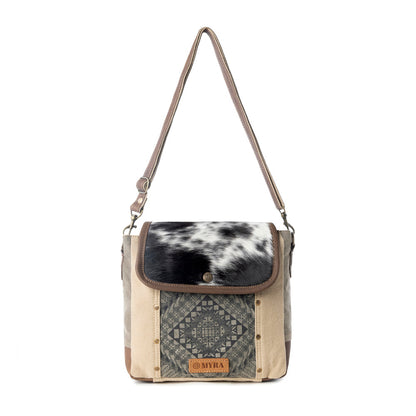 Myra Sandstone Pony Western Shoulder Bag for Women in Khaki Myra USA