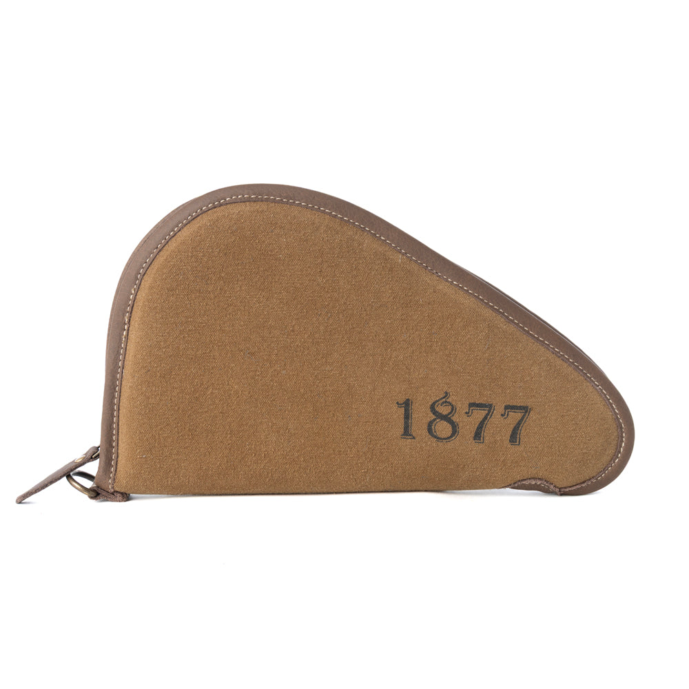 Myra Frontier Mark Cotton Leather Gun Case in Antique Olive Myra USA