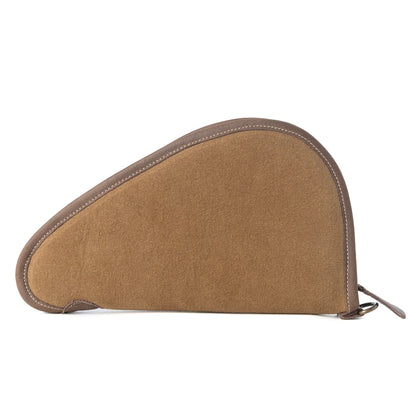 Myra Frontier Mark Cotton Leather Gun Case in Antique Olive Myra USA