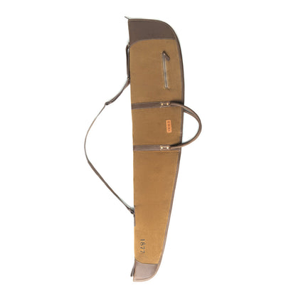 Myra Long Range Cotton Leather Rifle Case in Antique Olive Myra USA